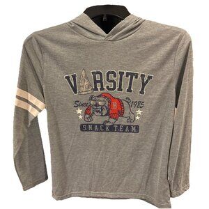 Sleep On It Boys Varsity Snack Team Size 11/12 Pajama Top With Hoodie
